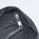 HERMES Acape Luco PM Hand Bag Nylon Black Silver Auth BA12640-14