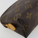 LOUIS VUITTON Monogram Pochette Cosmetic PM Pouch M43998 LV Auth BA12641-16