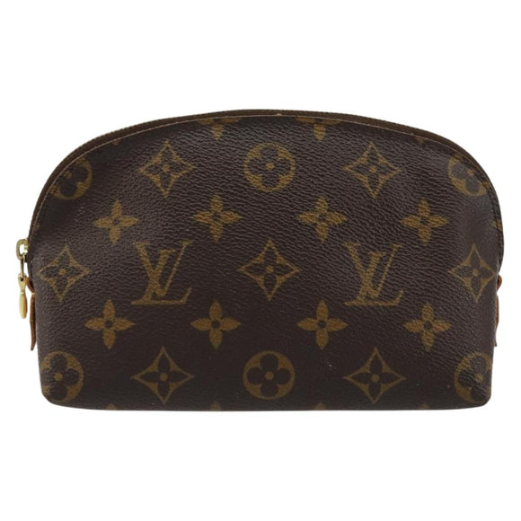 LOUIS VUITTON Monogram Pochette Cosmetic PM Pouch M43998 LV Auth BA12641