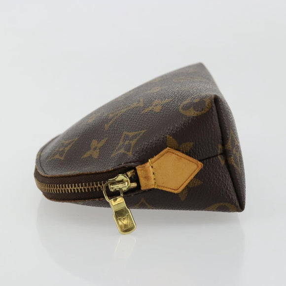 LOUIS VUITTON Monogram Pochette Cosmetic PM Pouch M43998 LV Auth BA12641