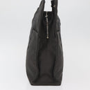 HERMES Her Line Tote Tote Bag Canvas Gray Silver Auth BA12645-5