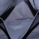 HERMES Her Line Tote Bag Canvas Gray Silver Auth BA12646A-11