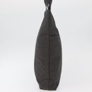 HERMES Her Line Tote Bag Canvas Gray Silver Auth BA12646A-4