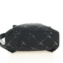 CHANEL Neue Reiselinie Rucksack Nylon Schwarz CC Auth BA12647V-5