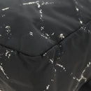 CHANEL Neue Reiselinie Rucksack Nylon Schwarz CC Auth BA12647V-16