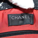 CHANEL Neue Reiselinie Rucksack Nylon Schwarz CC Auth BA12647V-21