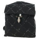 CHANEL Neue Reiselinie Rucksack Nylon Schwarz CC Auth BA12647V-13