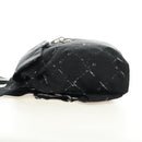 CHANEL Neue Reiselinie Rucksack Nylon Schwarz CC Auth BA12647V-3