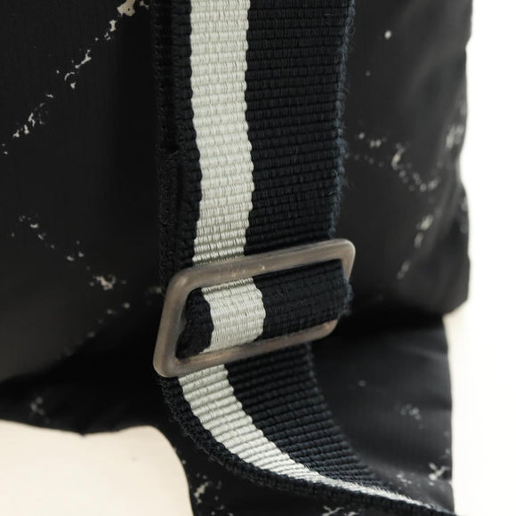 CHANEL Neue Reiselinie Rucksack Nylon Schwarz CC Auth BA12647V