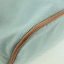 HERMES Bolide Pouch Baumwolle Hellblau Gold Auth BA12648V-7