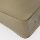 CHANEL Tote Bag Rubber Khaki Silver CC Auth BA12649-13