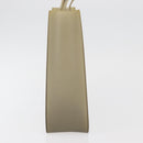 CHANEL Tote Bag Rubber Khaki Silver CC Auth BA12649-4