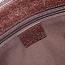 GUCCI GG Canvas Shoulder Bag Beige Silver 114273 Auth BA12651-18