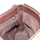 GUCCI GG Canvas Shoulder Bag Beige Silver 114273 Auth BA12651-19