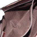 GUCCI GG Canvas Shoulder Bag Beige Silver 114273 Auth BA12651-22