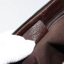 GUCCI GG Canvas Shoulder Bag Beige Silver 114273 Auth BA12651-12