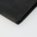 CHANEL Long Wallet Lamb Skin Black CC Auth BA12654A-15