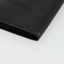 CHANEL Long Wallet Lamb Skin Black CC Auth BA12654A-16