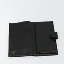CHANEL Long Wallet Lamb Skin Black CC Auth BA12654A-9