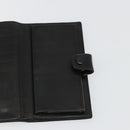 CHANEL Long Wallet Lamb Skin Black CC Auth BA12654A-17