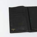 CHANEL Long Wallet Lamb Skin Black CC Auth BA12654A-18