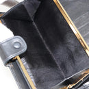 CHANEL Long Wallet Lamb Skin Black CC Auth BA12654A-10