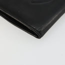 CHANEL Long Wallet Lamb Skin Black CC Auth BA12654A-14