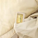 CHANEL Cococoon Handtas Nylon Beige Zilverkleurig CC Auth BA12656-12