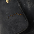 CHANEL Backpack Caviar Skin Black Silver CC Auth BA12657-10