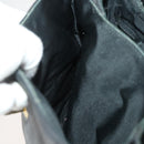 CHANEL Backpack Caviar Skin Black Silver CC Auth BA12657-21