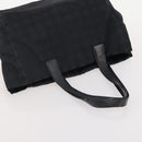 CHANEL New Travel line Tote Bag Nylon 2 Set Black CC Auth BA12658-13