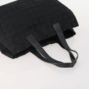 CHANEL New Travel line Tote Bag Nylon 2 Set Black CC Auth BA12658-5
