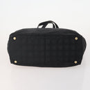 CHANEL New Travel line Tote Bag Nylon 2 Set Black CC Auth BA12658-7