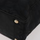 CHANEL New Travel line Tote Bag Nylon 2 Set Black CC Auth BA12658-8