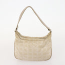 CHANEL New Travel line Tote Bag Nylon 3 Set Black Beige CC Auth BA12659-17