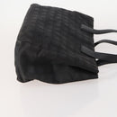 CHANEL New Travel line Tote Bag Nylon 3 Set Black Beige CC Auth BA12659-4