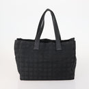 CHANEL New Travel line Tote Bag Nylon 3er Set Schwarz Beige CC Auth BA12660-16