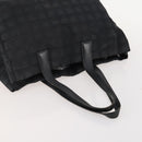 CHANEL New Travel line Tote Bag Nylon 3er Set Schwarz Beige CC Auth BA12660-19