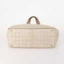 CHANEL New Travel line Tote Bag Nylon 3er Set Schwarz Beige CC Auth BA12660-7