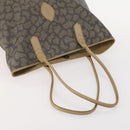 SAINT LAURENT PRADA Tote Bag Canvas PVC 2 Set Beige Auth BA12662-5
