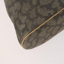 SAINT LAURENT PRADA Tote Bag Canvas PVC 2 Set Beige Auth BA12662-8