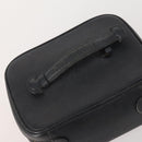 CHANEL Vanity Pouch Leer 2 Set Zwart CC Auth BA12664-4