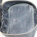 CHANEL Vanity Pouch Leer 2 Set Zwart CC Auth BA12664-8