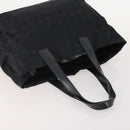 CHANEL New Travel line Tote Bag Nylon 3 Set Black CC Auth BA12665-13