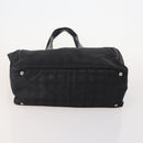 CHANEL New Travel line Tote Bag Nylon 3 Set Black CC Auth BA12665-15