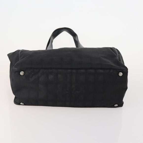 CHANEL New Travel line Tote Bag Nylon 3 Set Black CC Auth BA12665