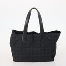 CHANEL New Travel line Tote Bag Nylon 3 Set Black CC Auth BA12665-18