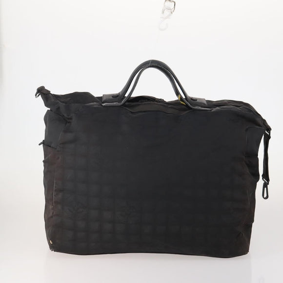 CHANEL New Travel line Tote Bag Nylon 3 Set Black CC Auth BA12665