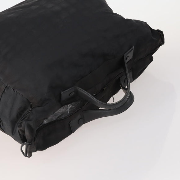 CHANEL New Travel line Tote Bag Nylon 3 Set Black CC Auth BA12665