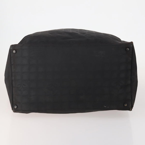 CHANEL New Travel line Tote Bag Nylon 3 Set Black CC Auth BA12665